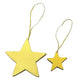 golden star decorations