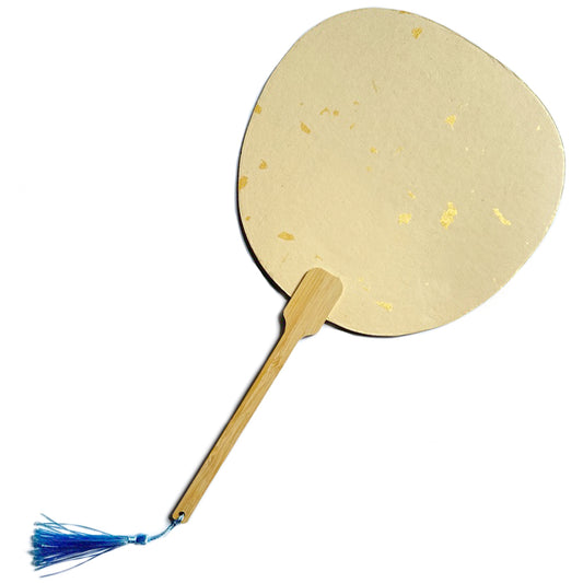 rice paper paddle fan